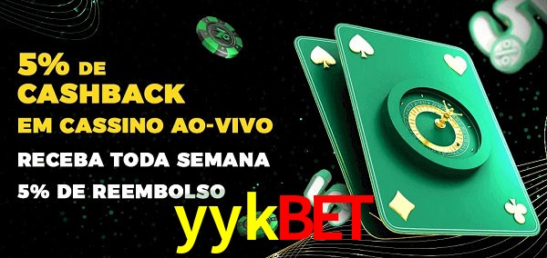 Promoções do cassino ao Vivo yykbet